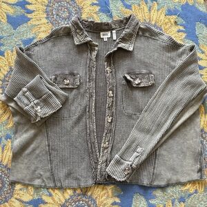 BKE Olive Button Down Shirt